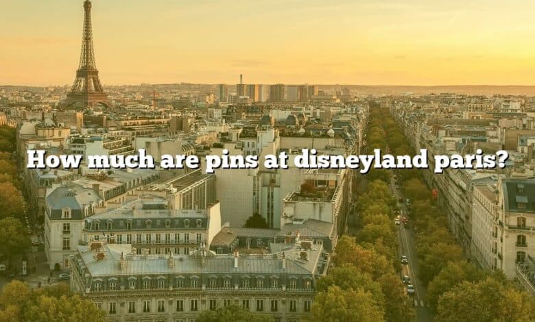 How much are pins at disneyland paris?