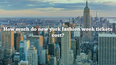 How much do new york fashion week tickets cost?