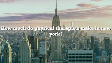 How much do physical therapists make in new york?