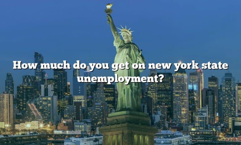 How much do you get on new york state unemployment?