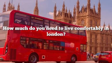 How much do you need to live comfortably in london?