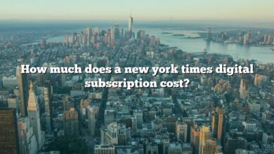 How much does a new york times digital subscription cost?
