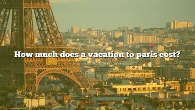 How much does a vacation to paris cost?