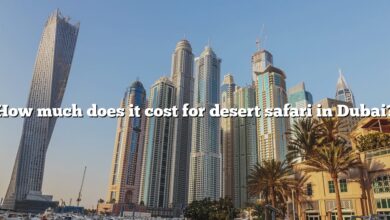 How much does it cost for desert safari in Dubai?