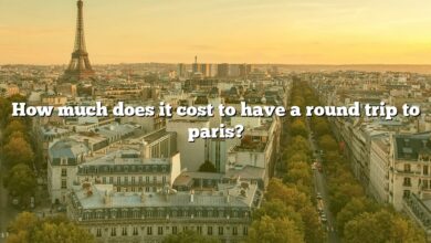How much does it cost to have a round trip to paris?