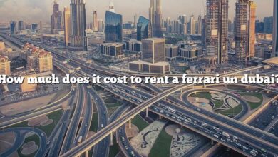 How much does it cost to rent a ferrari un dubai?