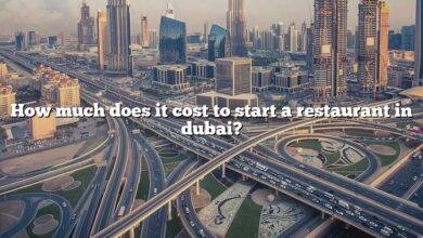 How much does it cost to start a restaurant in dubai?