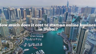 How much does it cost to start an online business in Dubai?