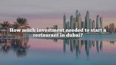 How much investment needed to start a restaurant in dubai?