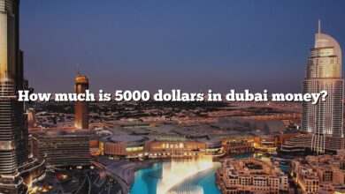 How much is 5000 dollars in dubai money?