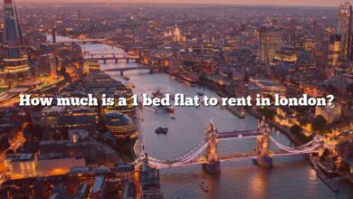 How much is a 1 bed flat to rent in london?