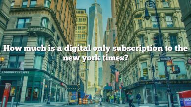 How much is a digital only subscription to the new york times?