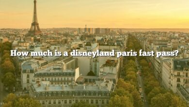 How much is a disneyland paris fast pass?