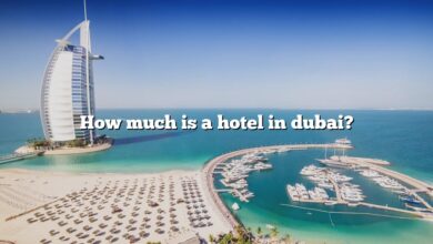 How much is a hotel in dubai?