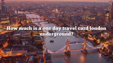 How much is a one day travel card london underground?