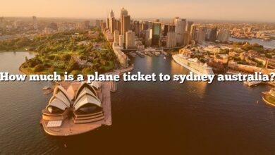 How much is a plane ticket to sydney australia?