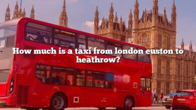 How much is a taxi from london euston to heathrow?