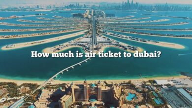 How much is air ticket to dubai?
