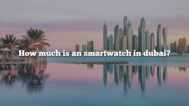 How much is an smartwatch in dubai?