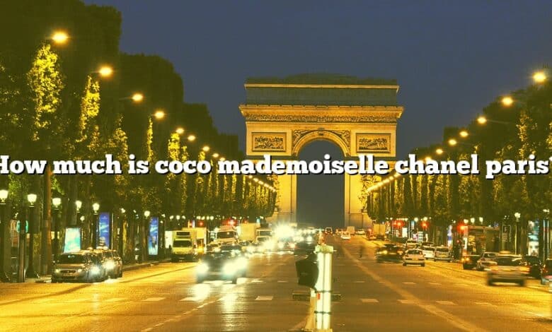 How much is coco mademoiselle chanel paris?