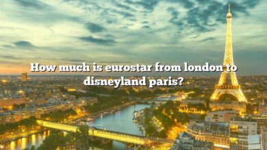 How much is eurostar from london to disneyland paris?