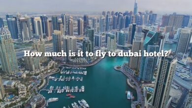 How much is it to fly to dubai hotel?