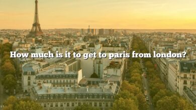 How much is it to get to paris from london?