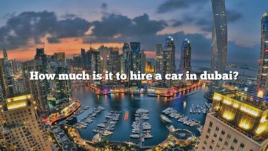 How much is it to hire a car in dubai?