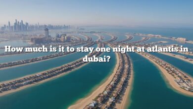 How much is it to stay one night at atlantis in dubai?