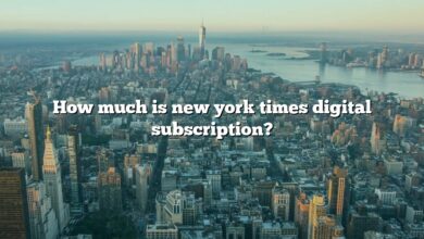 How much is new york times digital subscription?