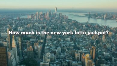 How much is the new york lotto jackpot?