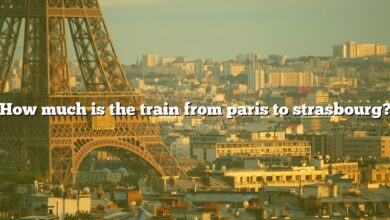 How much is the train from paris to strasbourg?