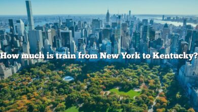 How much is train from New York to Kentucky?
