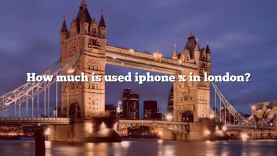 How much is used iphone x in london?
