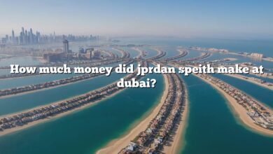 How much money did jprdan speith make at dubai?