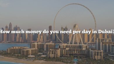 How much money do you need per day in Dubai?