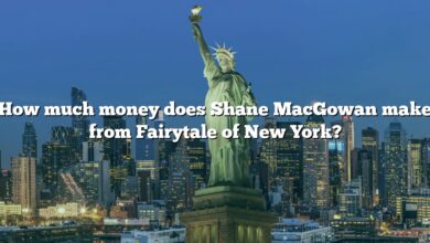 How much money does Shane MacGowan make from Fairytale of New York?