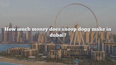 How much money does snoop dogg make in dubai?