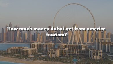 How much money dubai get from america tourism?