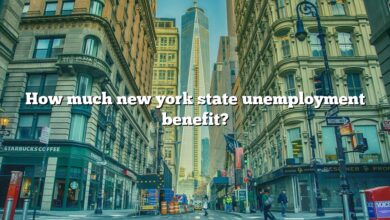 How much new york state unemployment benefit?