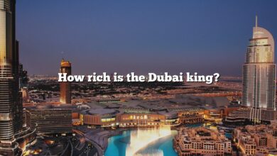 How rich is the Dubai king?