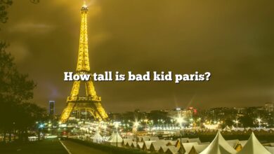How tall is bad kid paris?