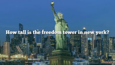 How tall is the freedom tower in new york?