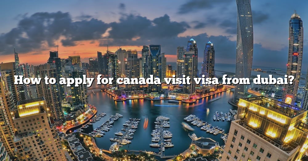 visit visa dubai to canada