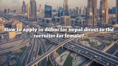 How to apply in dubai for nepal direct to the recruiter for female?