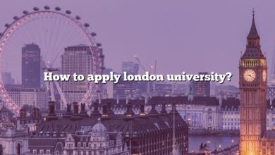 How to apply london university?