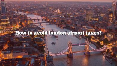 How to avoid london airport taxes?