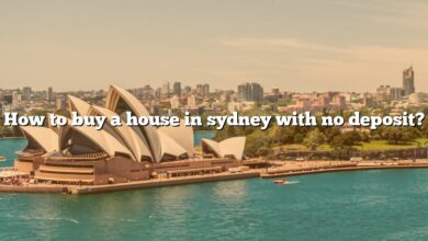 How to buy a house in sydney with no deposit?