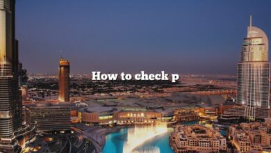 How to check p
