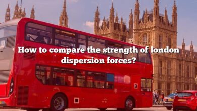 How to compare the strength of london dispersion forces?